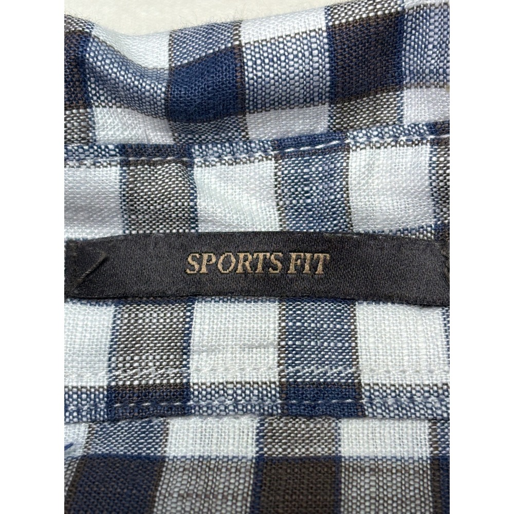Rodd‎ & Gunn Sports Fit Gingham Check Cotton Shirt Men's Size L Woven Europe - Picture 5 of 10